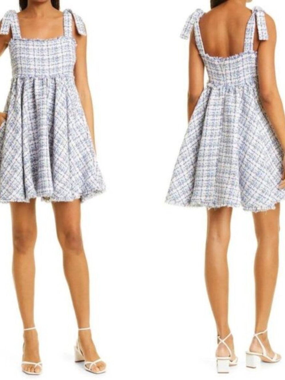 Likely Drea Babydoll Checked Dress